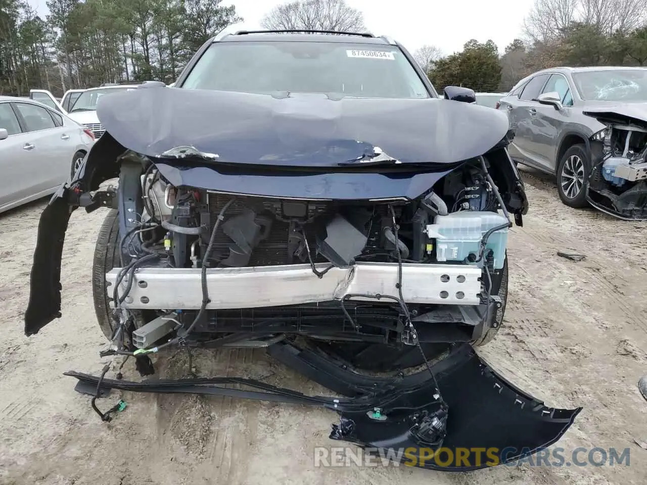 5 Photograph of a damaged car 5TDEBRCH9MS040330 TOYOTA HIGHLANDER 2021