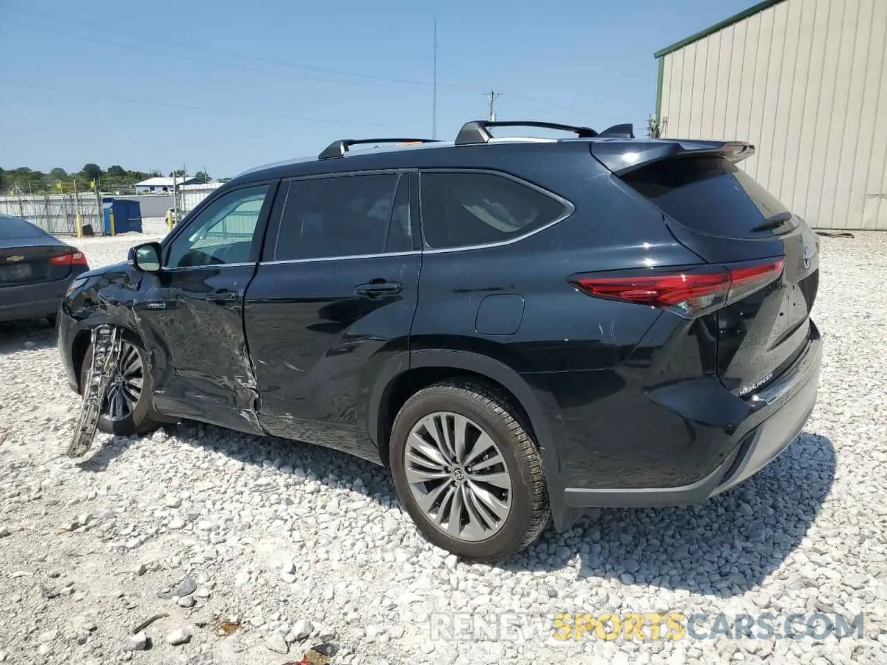 2 Photograph of a damaged car 5TDEBRCHXMS031815 TOYOTA HIGHLANDER 2021