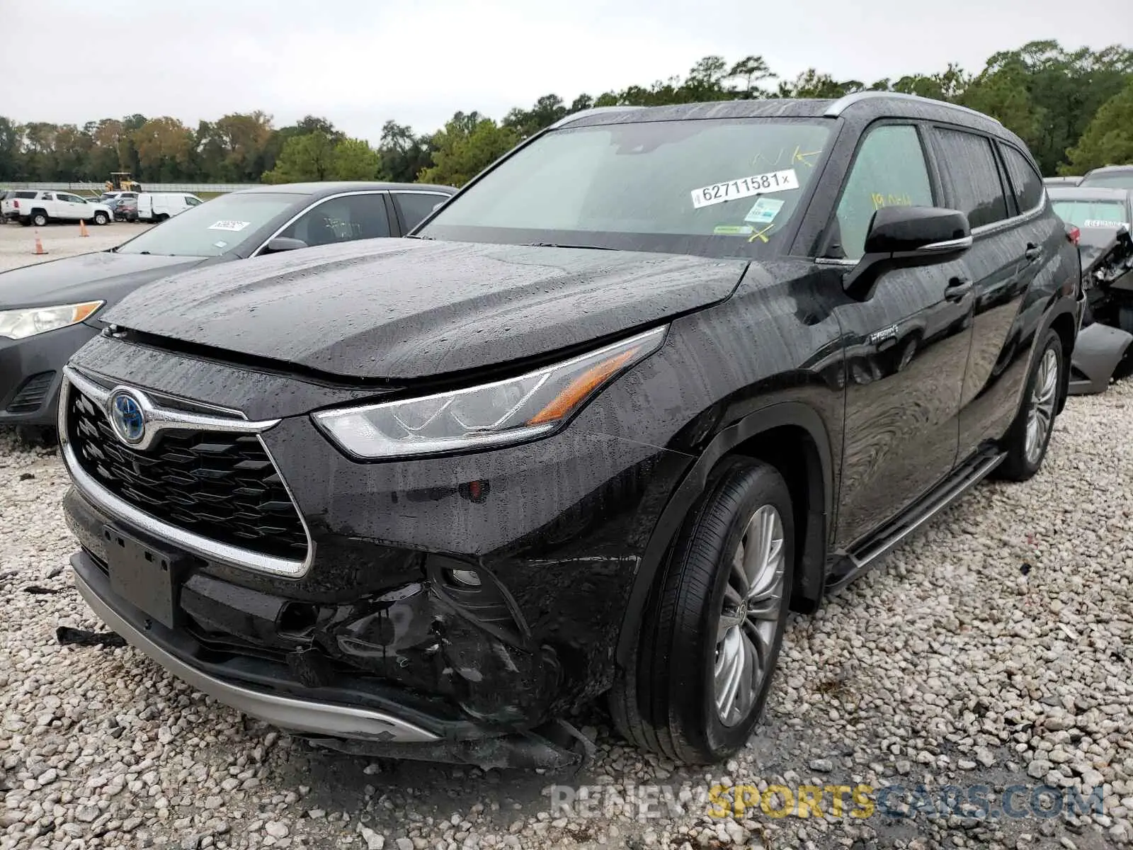 2 Photograph of a damaged car 5TDFARAH4MS005026 TOYOTA HIGHLANDER 2021