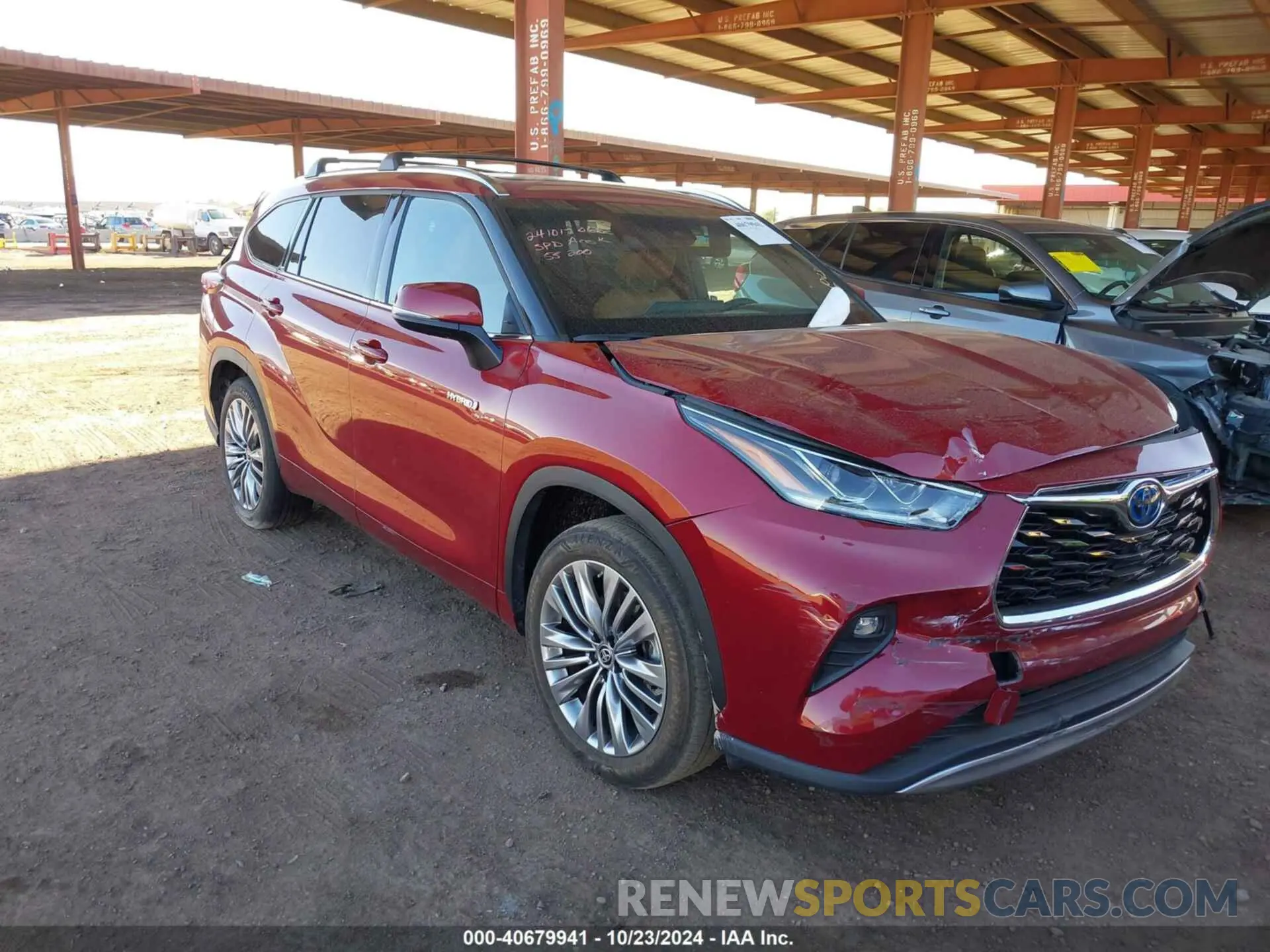 1 Photograph of a damaged car 5TDFARAH5MS006735 TOYOTA HIGHLANDER 2021