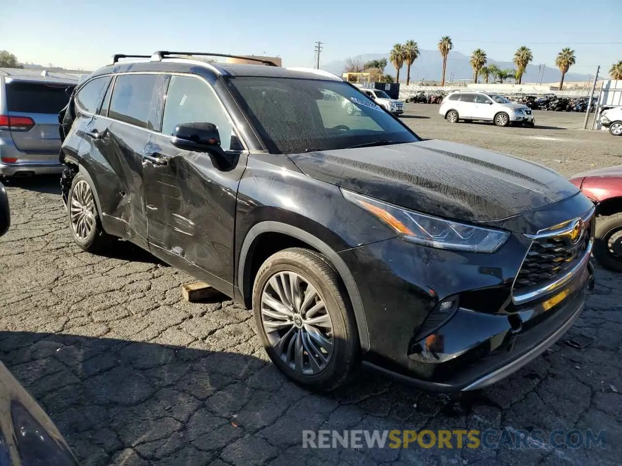 4 Фотография поврежденного автомобиля 5TDFZRAH7MS064161 TOYOTA HIGHLANDER 2021