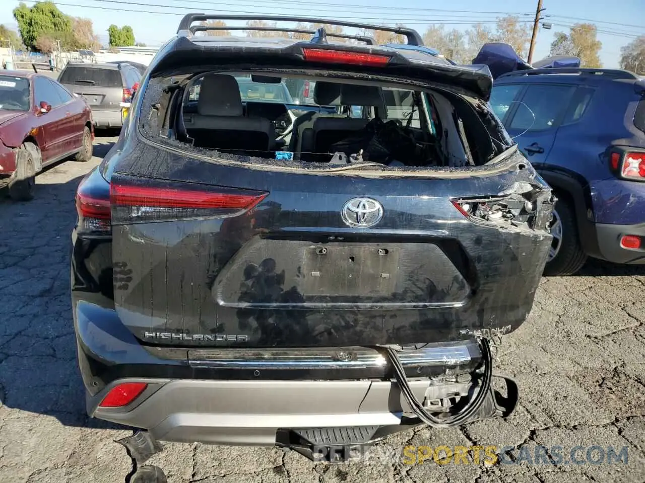 6 Фотография поврежденного автомобиля 5TDFZRAH7MS064161 TOYOTA HIGHLANDER 2021