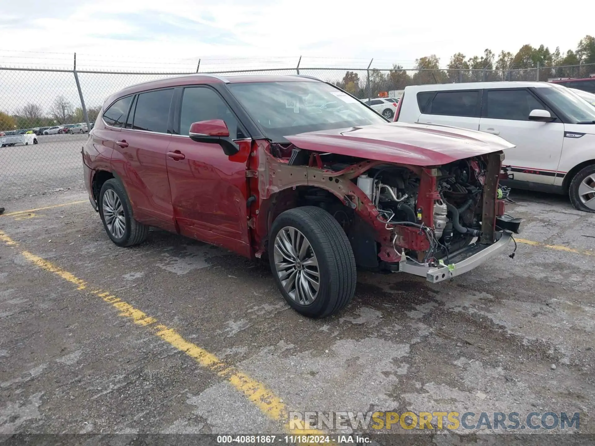 1 Photograph of a damaged car 5TDFZRBH1MS093332 TOYOTA HIGHLANDER 2021