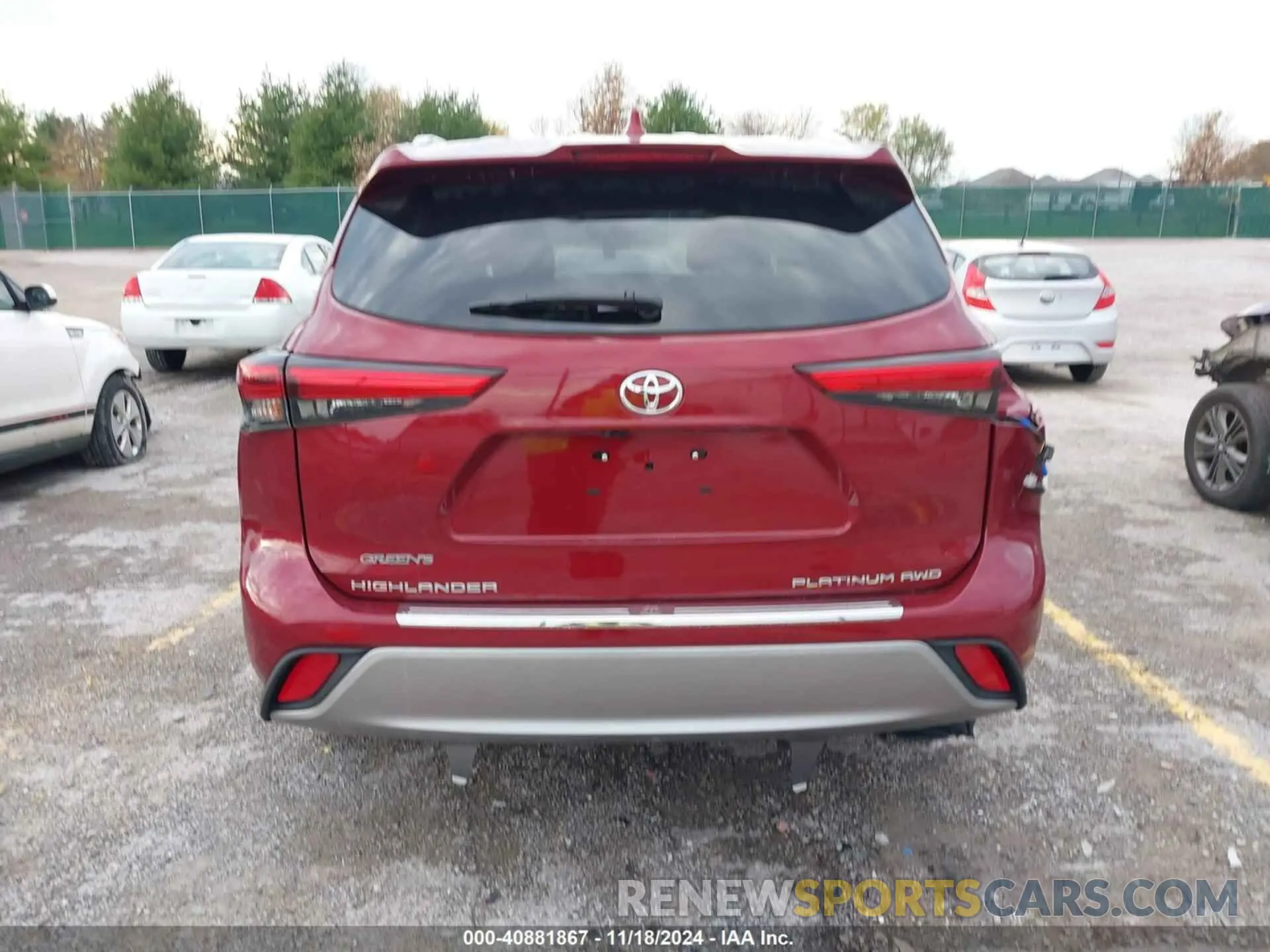16 Photograph of a damaged car 5TDFZRBH1MS093332 TOYOTA HIGHLANDER 2021