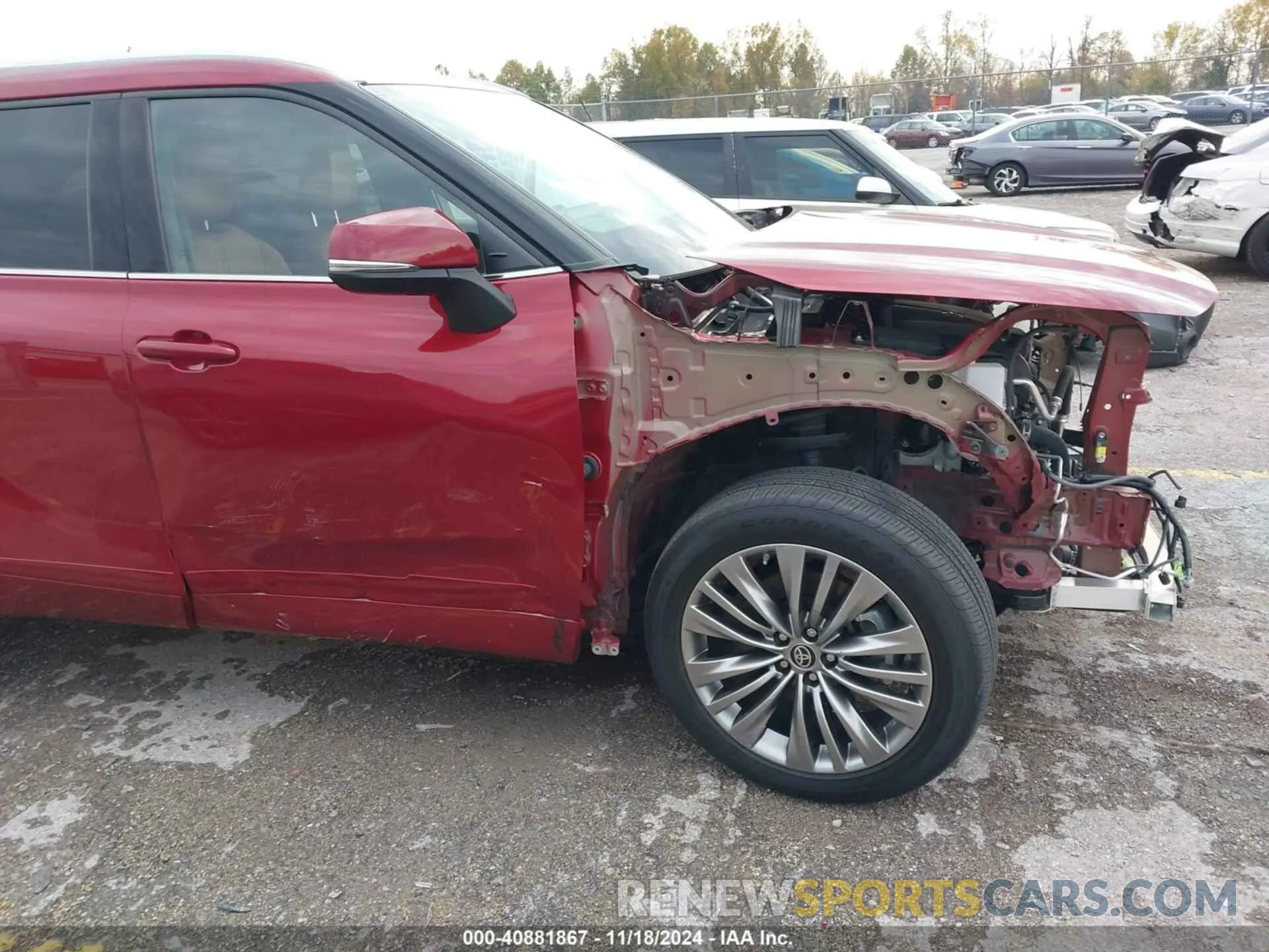 17 Photograph of a damaged car 5TDFZRBH1MS093332 TOYOTA HIGHLANDER 2021