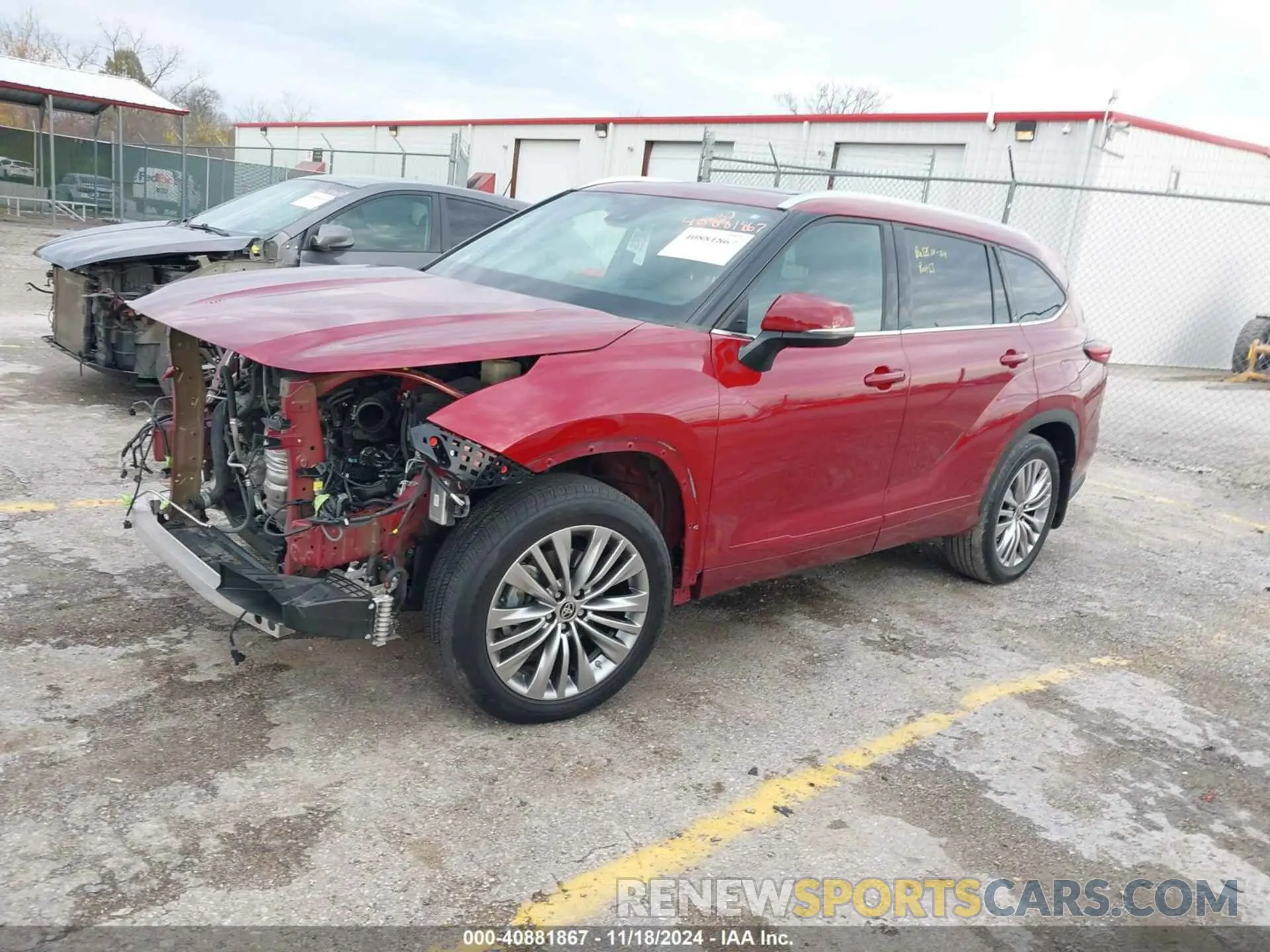 2 Photograph of a damaged car 5TDFZRBH1MS093332 TOYOTA HIGHLANDER 2021