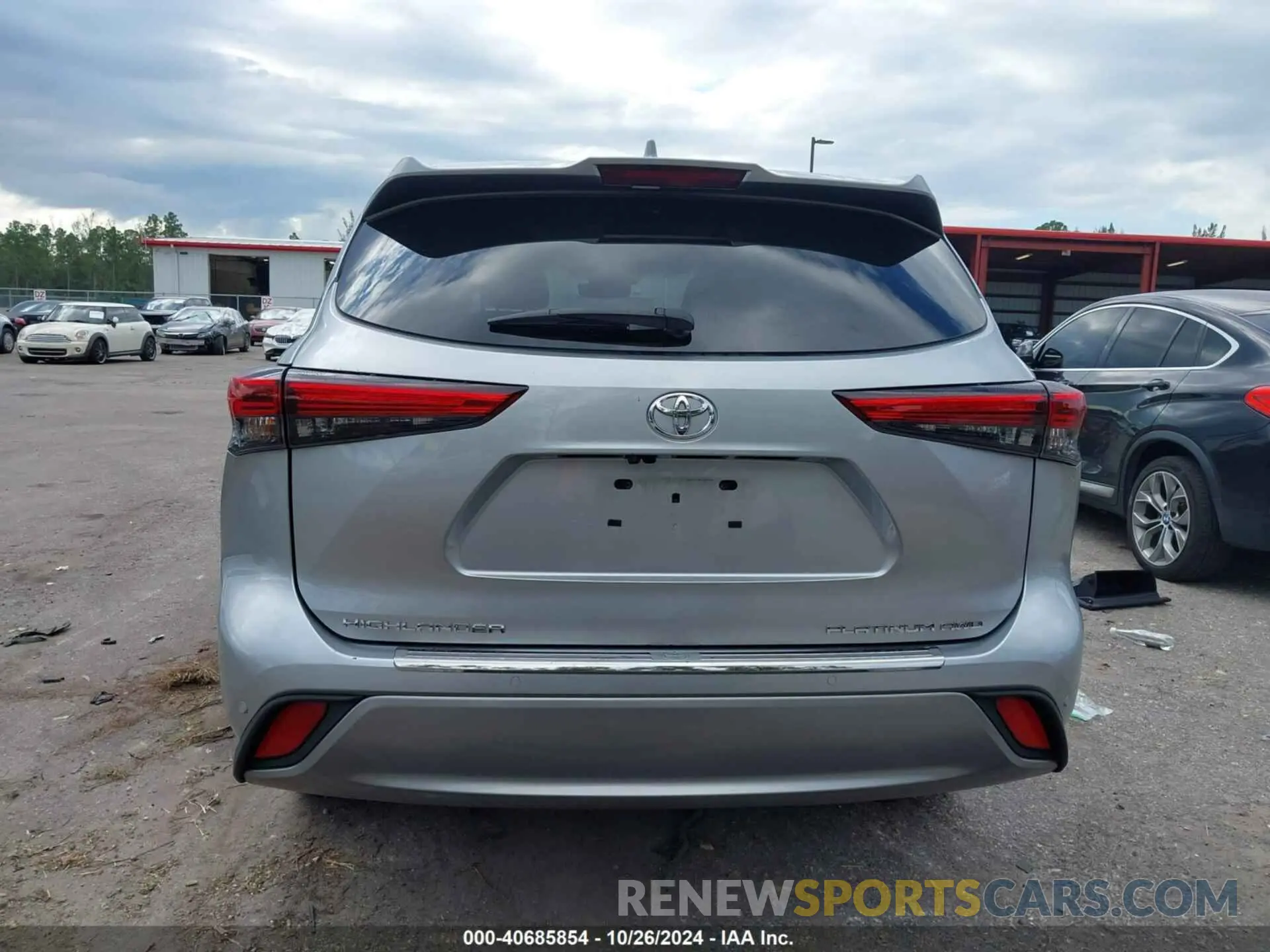16 Photograph of a damaged car 5TDFZRBH3MS129389 TOYOTA HIGHLANDER 2021
