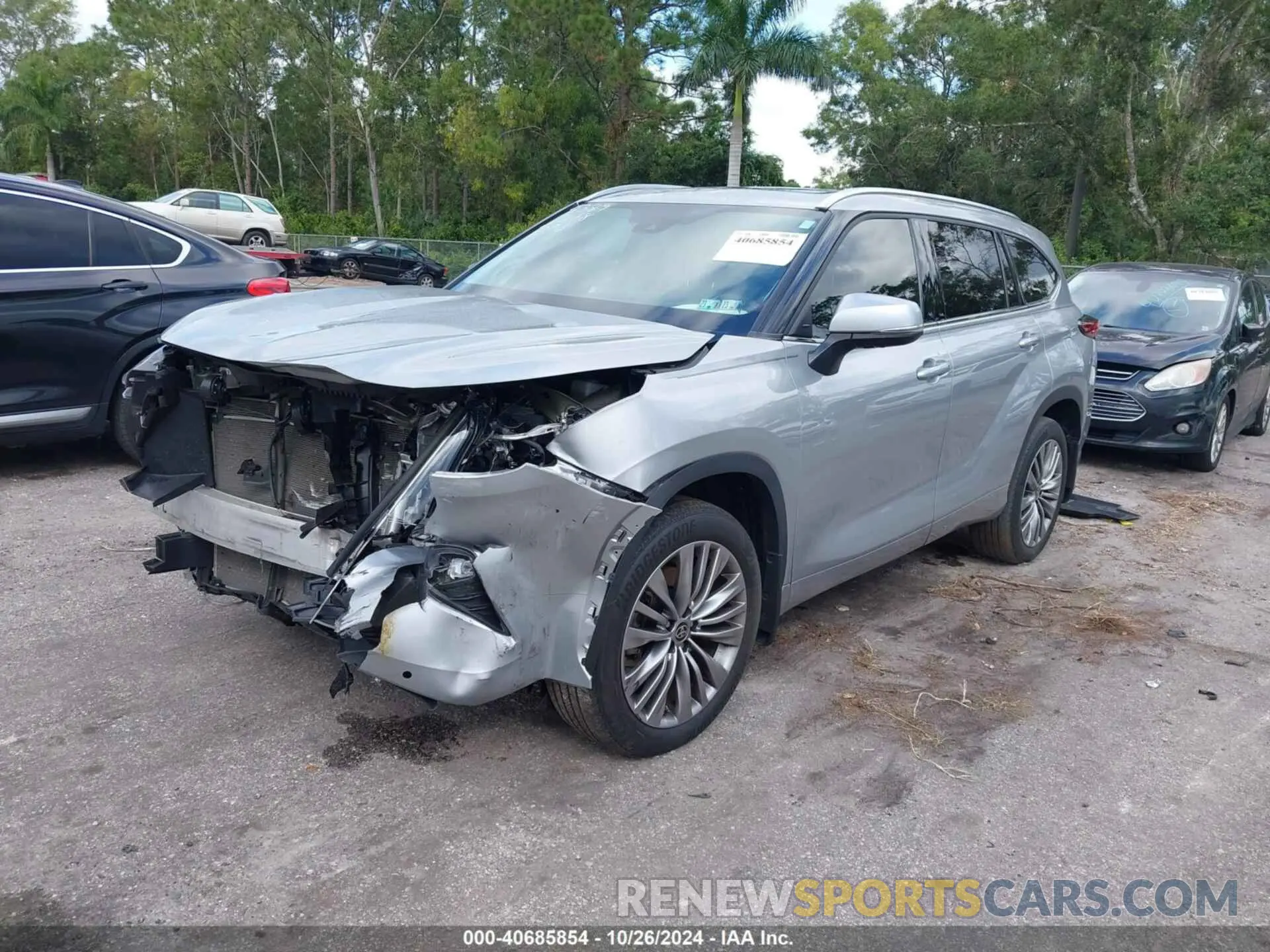 2 Photograph of a damaged car 5TDFZRBH3MS129389 TOYOTA HIGHLANDER 2021