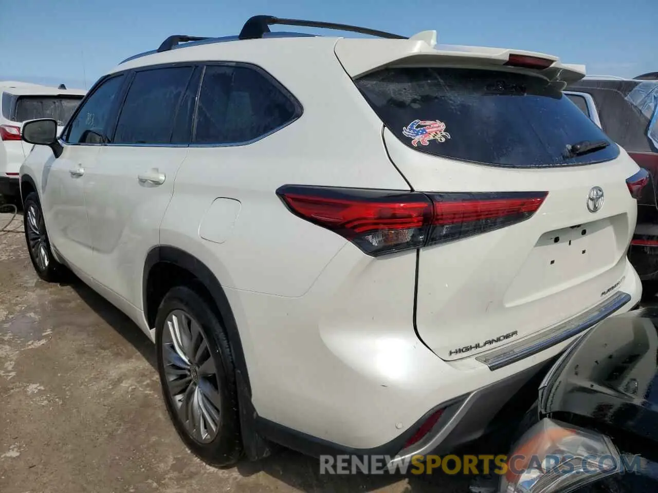 3 Фотография поврежденного автомобиля 5TDFZRBH4MS094944 TOYOTA HIGHLANDER 2021