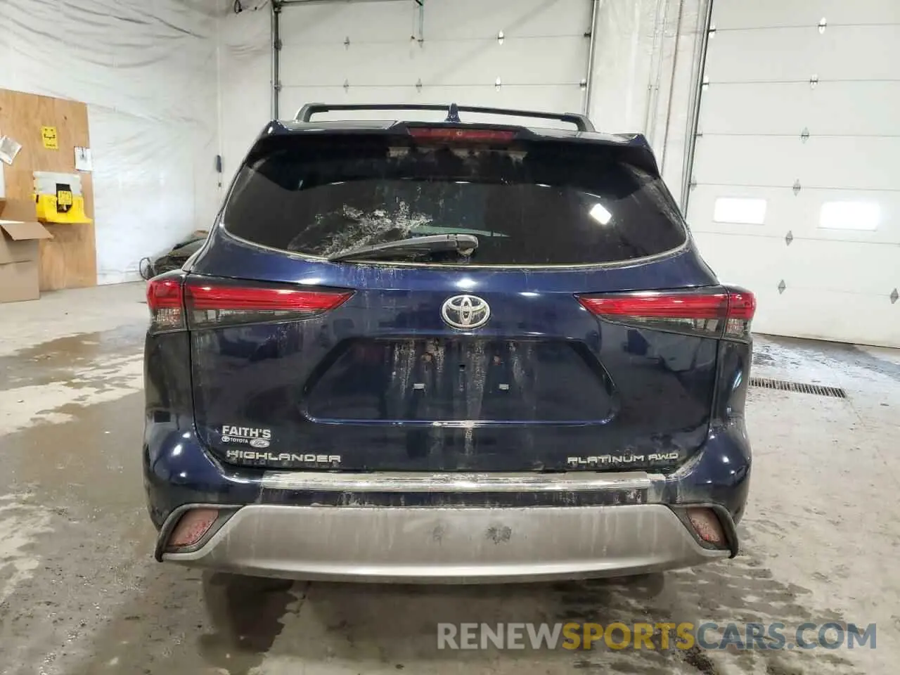 6 Фотография поврежденного автомобиля 5TDFZRBH4MS112455 TOYOTA HIGHLANDER 2021