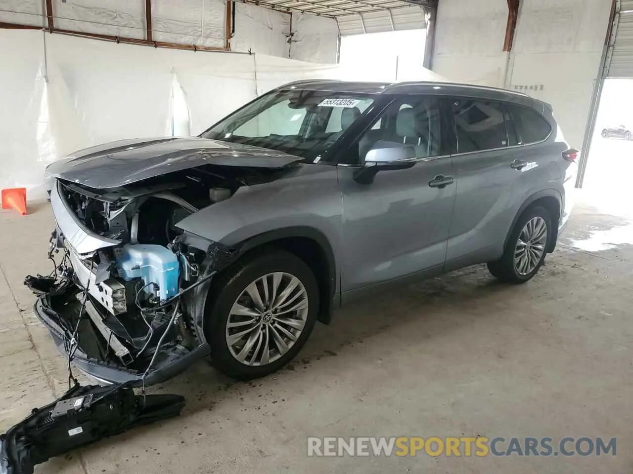 1 Photograph of a damaged car 5TDFZRBH5MS095407 TOYOTA HIGHLANDER 2021