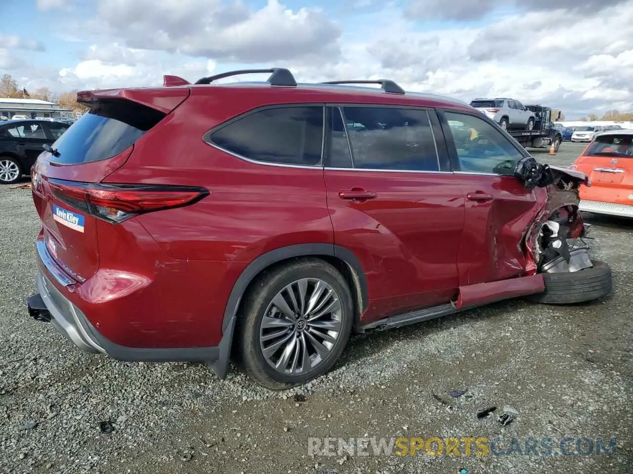 3 Фотография поврежденного автомобиля 5TDFZRBH9MS068002 TOYOTA HIGHLANDER 2021
