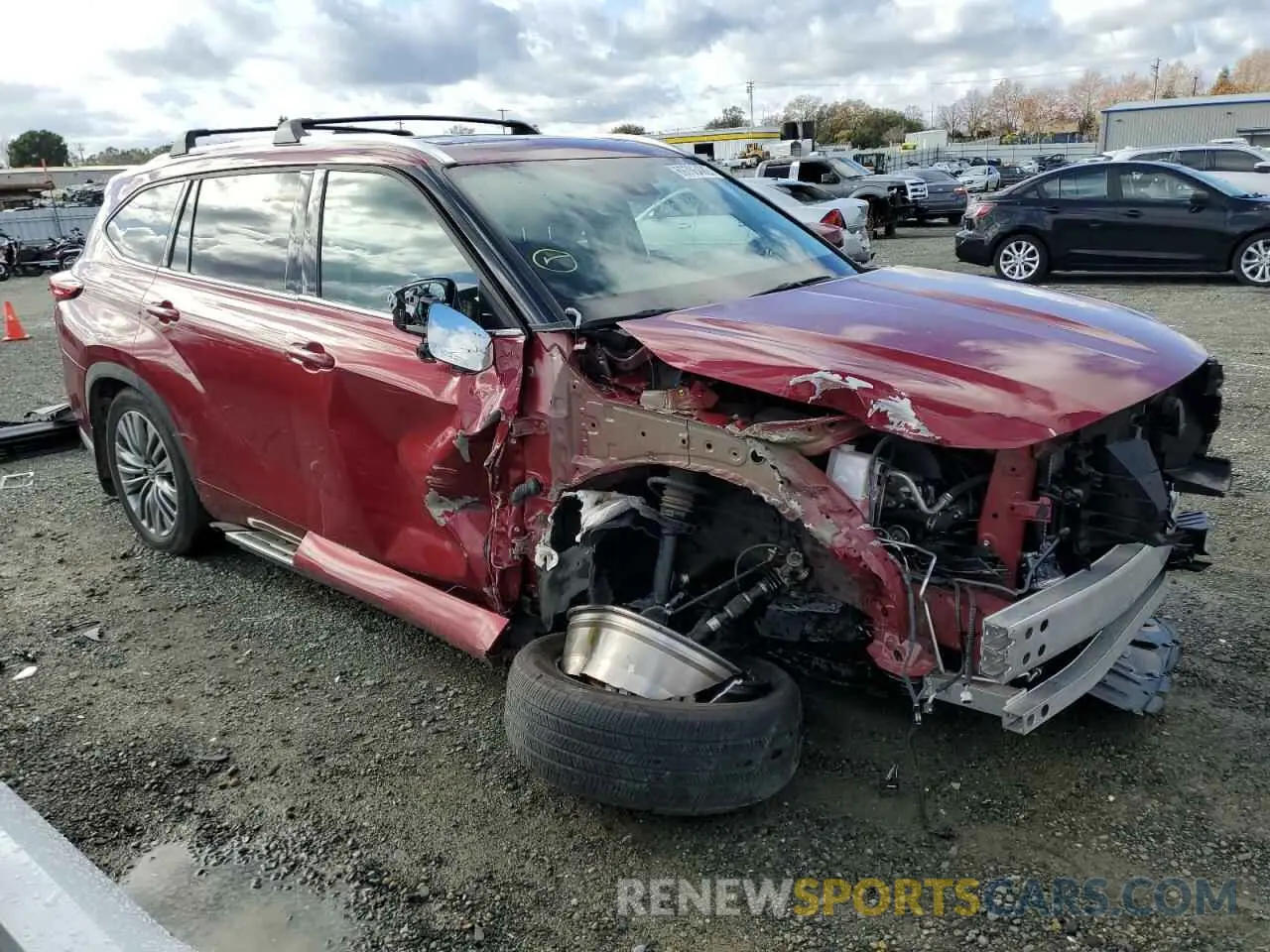 4 Фотография поврежденного автомобиля 5TDFZRBH9MS068002 TOYOTA HIGHLANDER 2021
