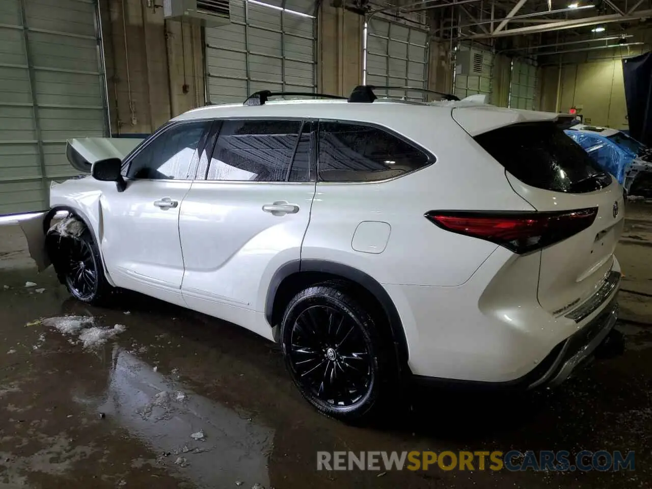 2 Photograph of a damaged car 5TDFZRBHXMS078957 TOYOTA HIGHLANDER 2021