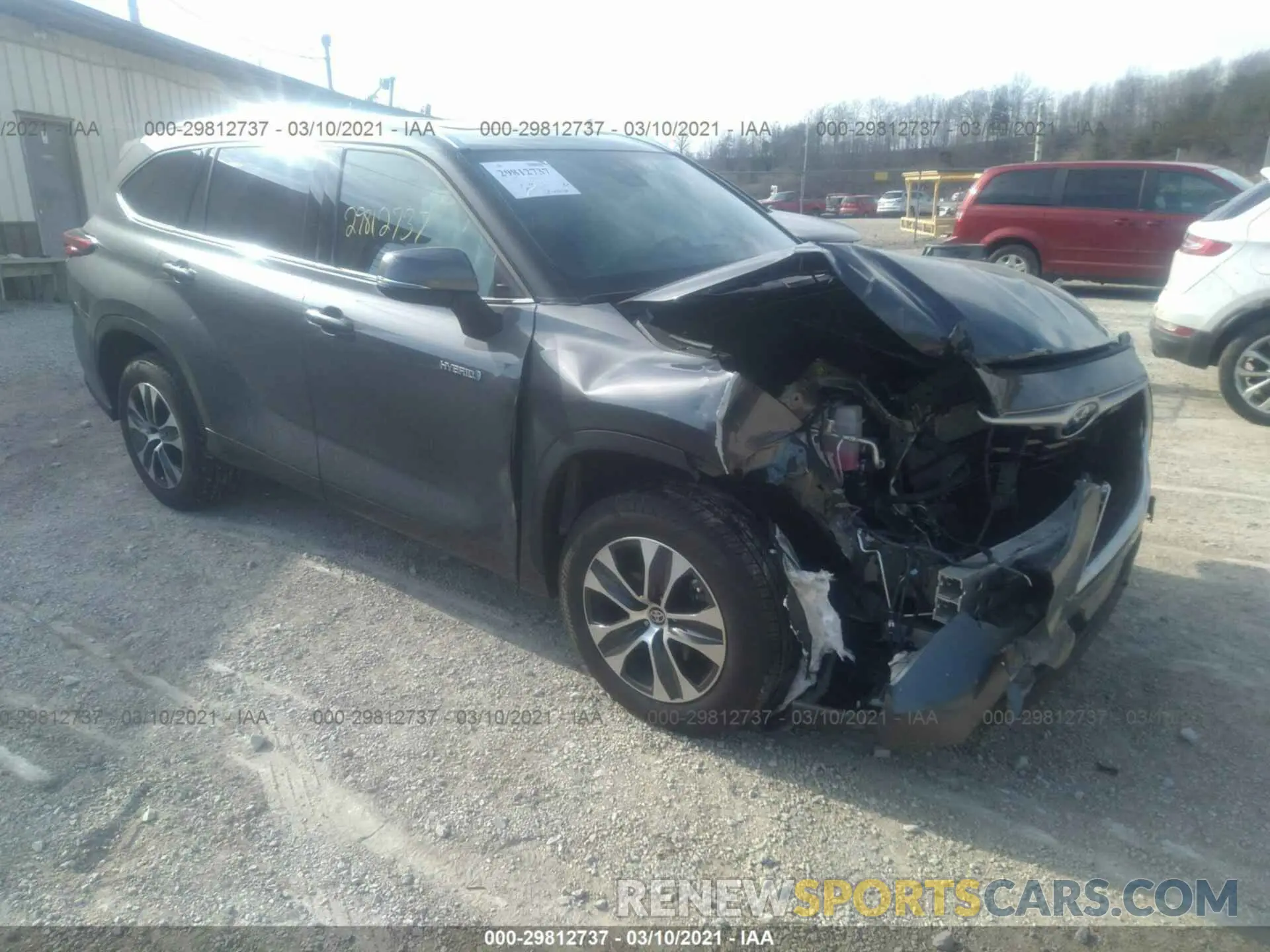 1 Фотография поврежденного автомобиля 5TDGARAH0MS505866 TOYOTA HIGHLANDER 2021