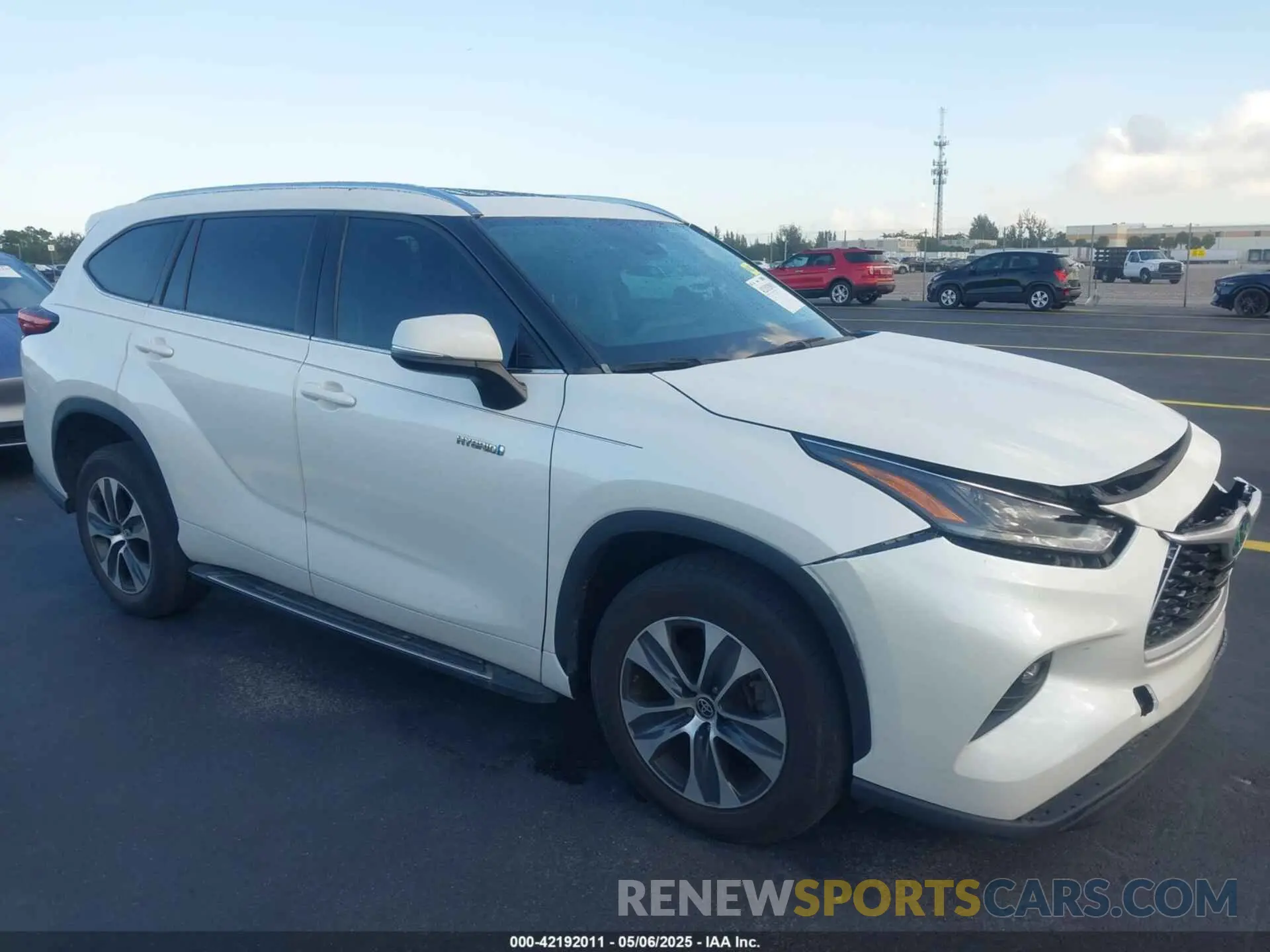 1 Фотография поврежденного автомобиля 5TDGARAH3MS506073 TOYOTA HIGHLANDER 2021