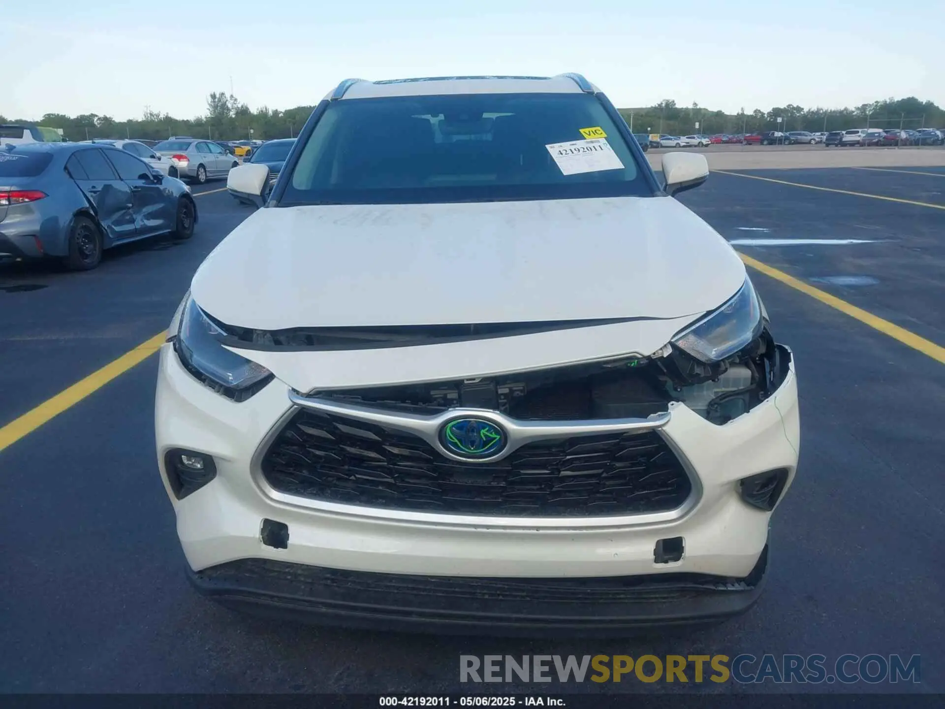 12 Фотография поврежденного автомобиля 5TDGARAH3MS506073 TOYOTA HIGHLANDER 2021