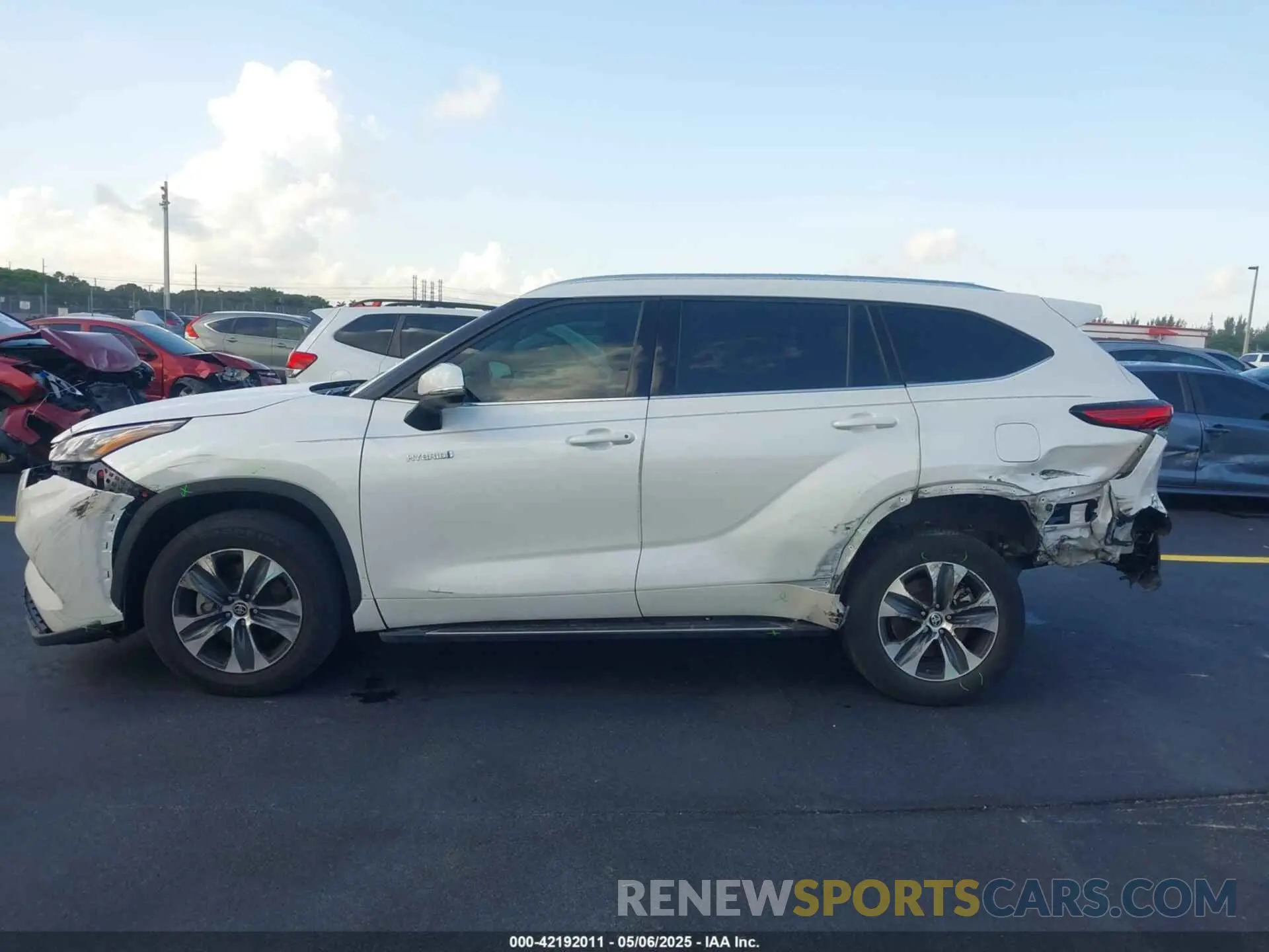 14 Фотография поврежденного автомобиля 5TDGARAH3MS506073 TOYOTA HIGHLANDER 2021