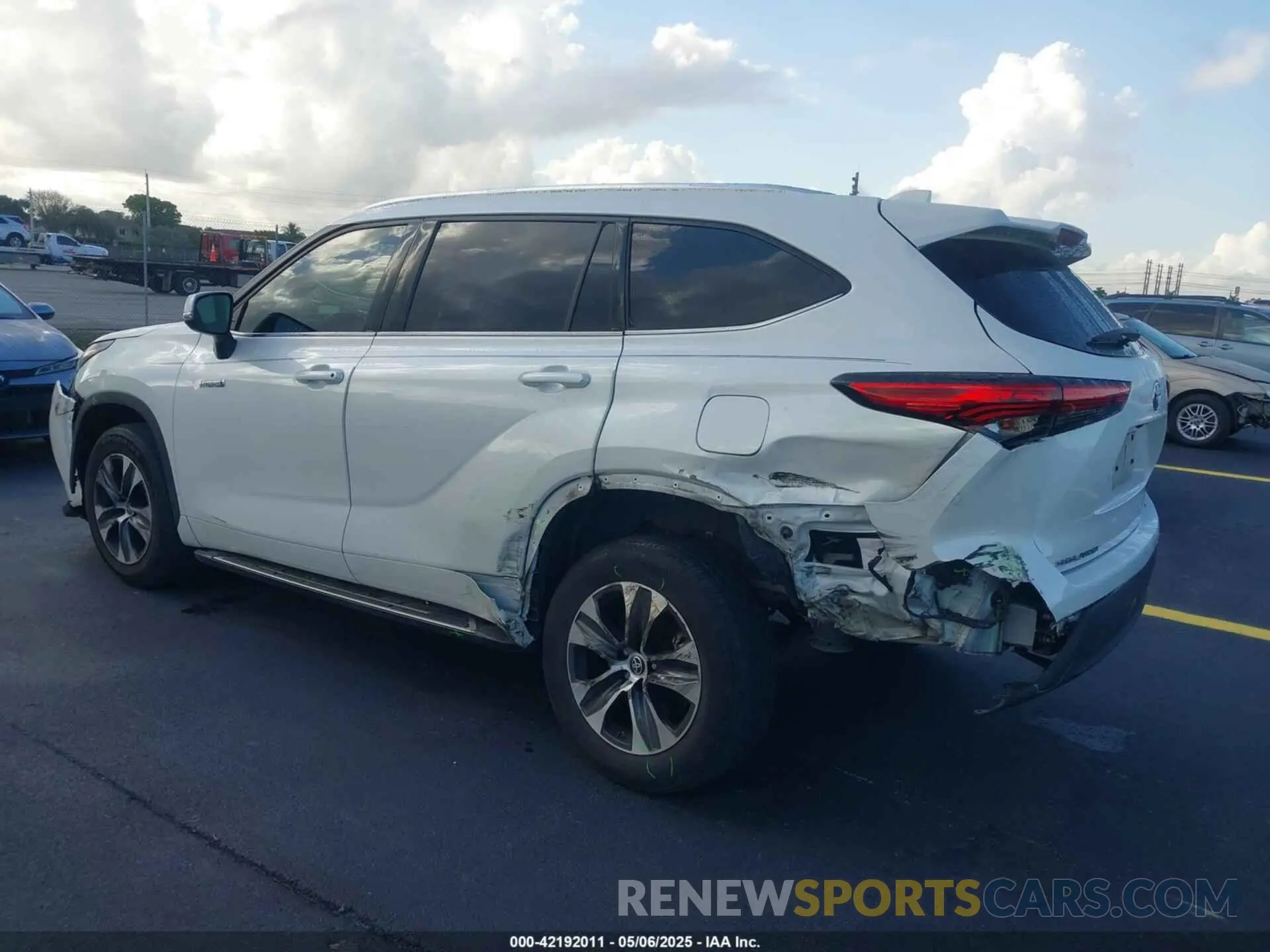 3 Фотография поврежденного автомобиля 5TDGARAH3MS506073 TOYOTA HIGHLANDER 2021