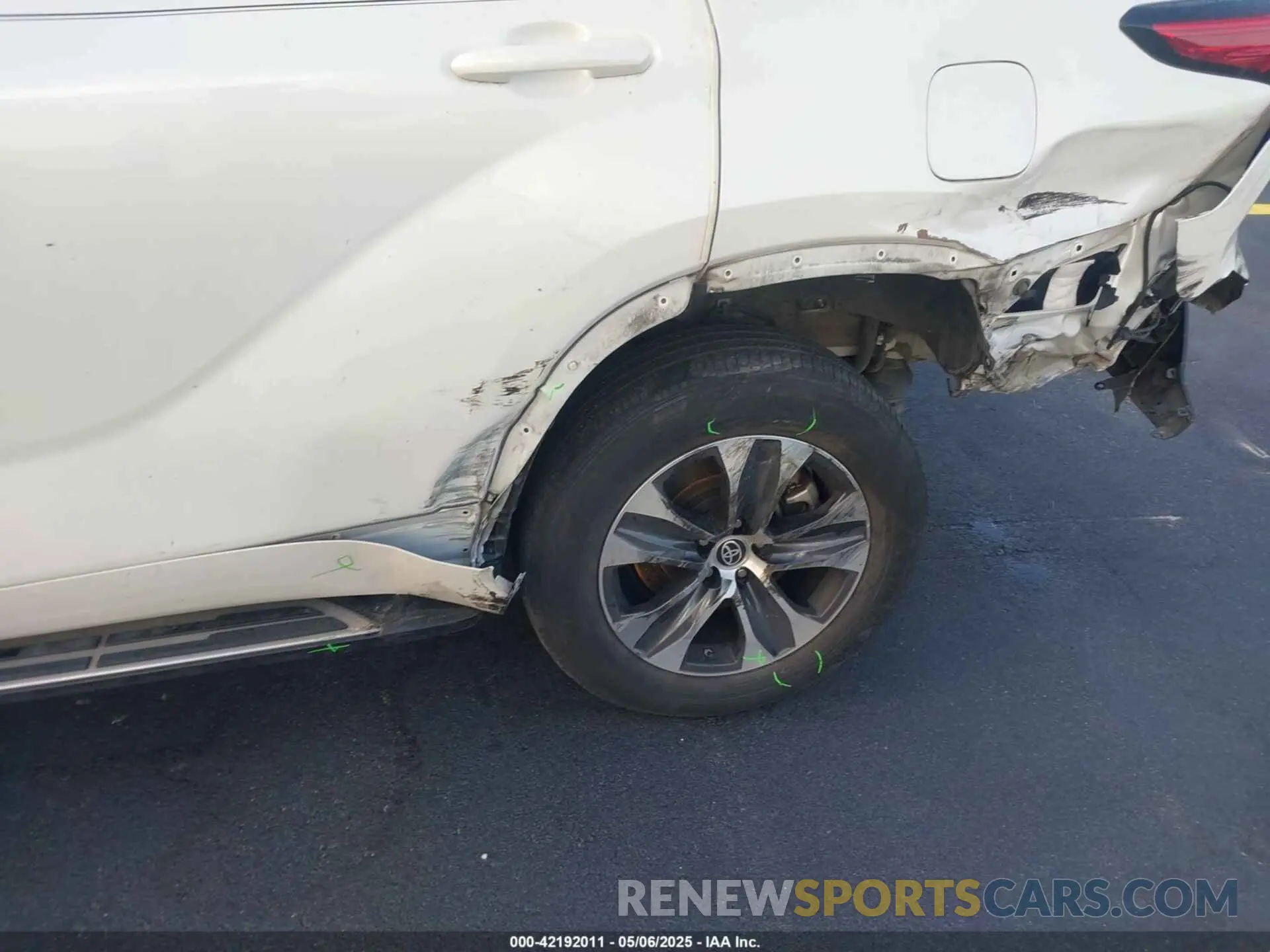 6 Фотография поврежденного автомобиля 5TDGARAH3MS506073 TOYOTA HIGHLANDER 2021
