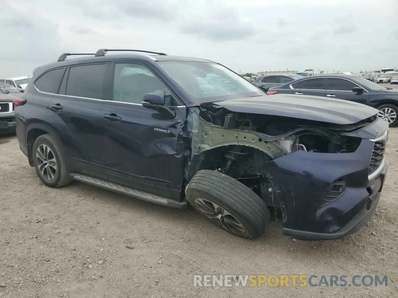 4 Фотография поврежденного автомобиля 5TDGARAH3MS508017 TOYOTA HIGHLANDER 2021