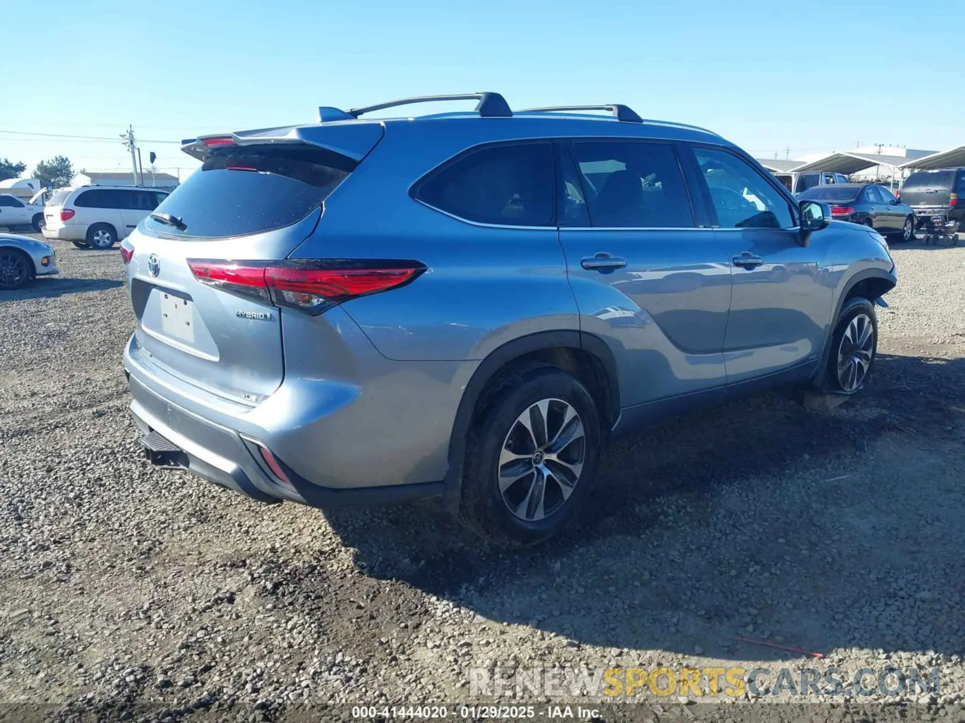 4 Фотография поврежденного автомобиля 5TDGBRCH0MS065111 TOYOTA HIGHLANDER 2021