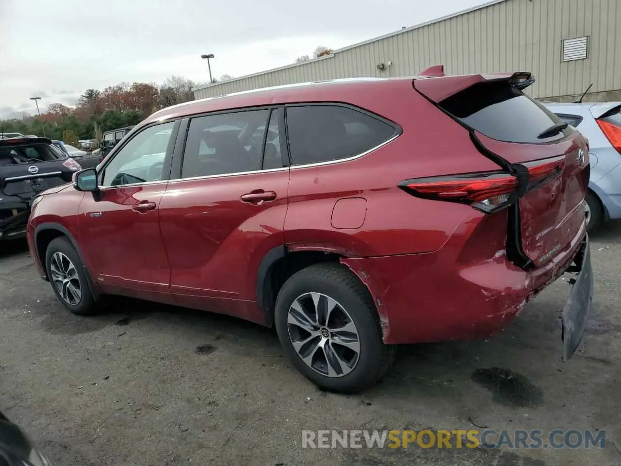 2 Фотография поврежденного автомобиля 5TDGBRCH4MS522941 TOYOTA HIGHLANDER 2021