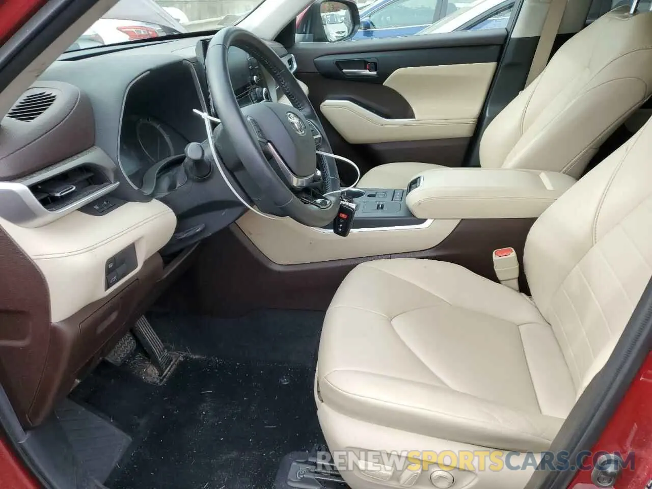 7 Фотография поврежденного автомобиля 5TDGBRCH4MS522941 TOYOTA HIGHLANDER 2021
