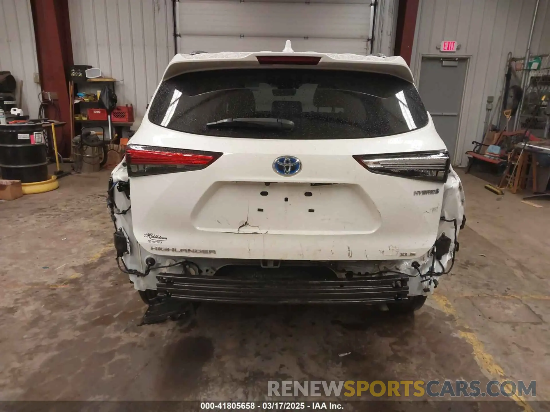 17 Фотография поврежденного автомобиля 5TDGBRCH7MS024992 TOYOTA HIGHLANDER 2021