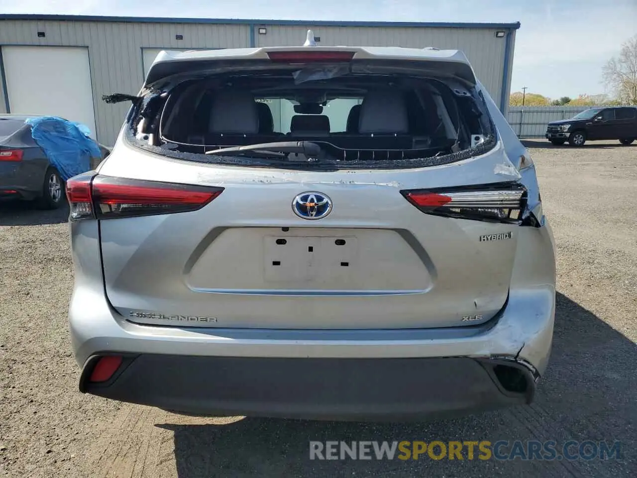 6 Photograph of a damaged car 5TDGBRCH8MS533456 TOYOTA HIGHLANDER 2021