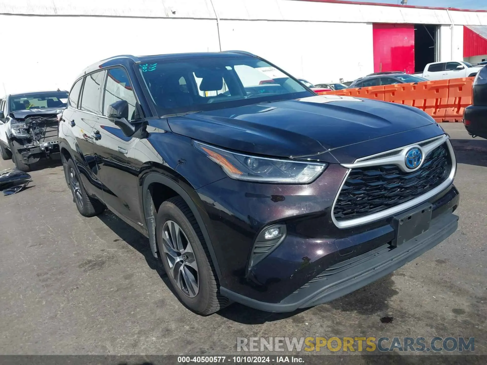 1 Фотография поврежденного автомобиля 5TDGBRCH9MS064653 TOYOTA HIGHLANDER 2021