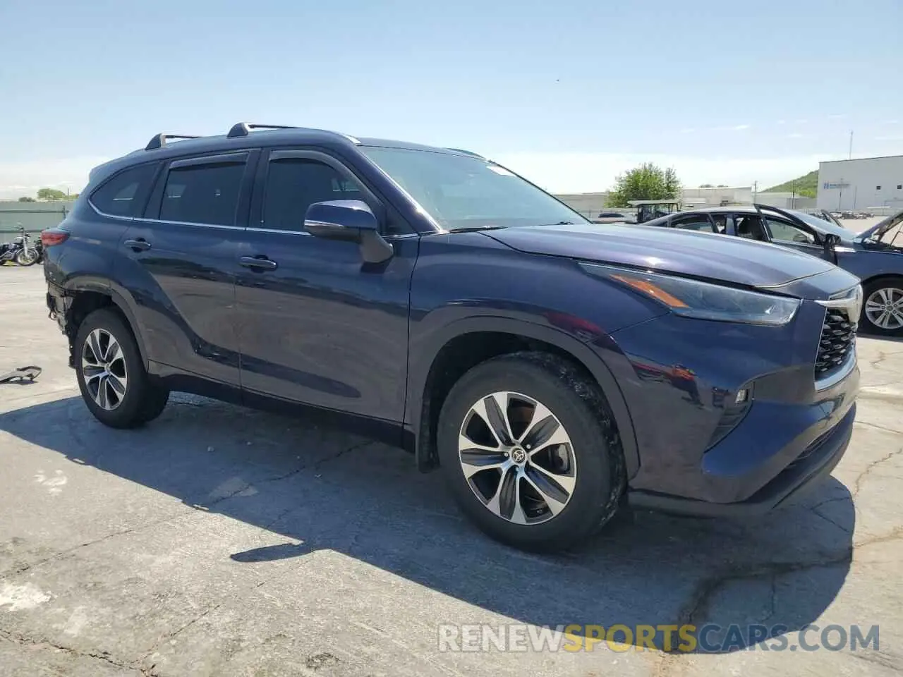 4 Photograph of a damaged car 5TDGZRAH0MS062868 TOYOTA HIGHLANDER 2021