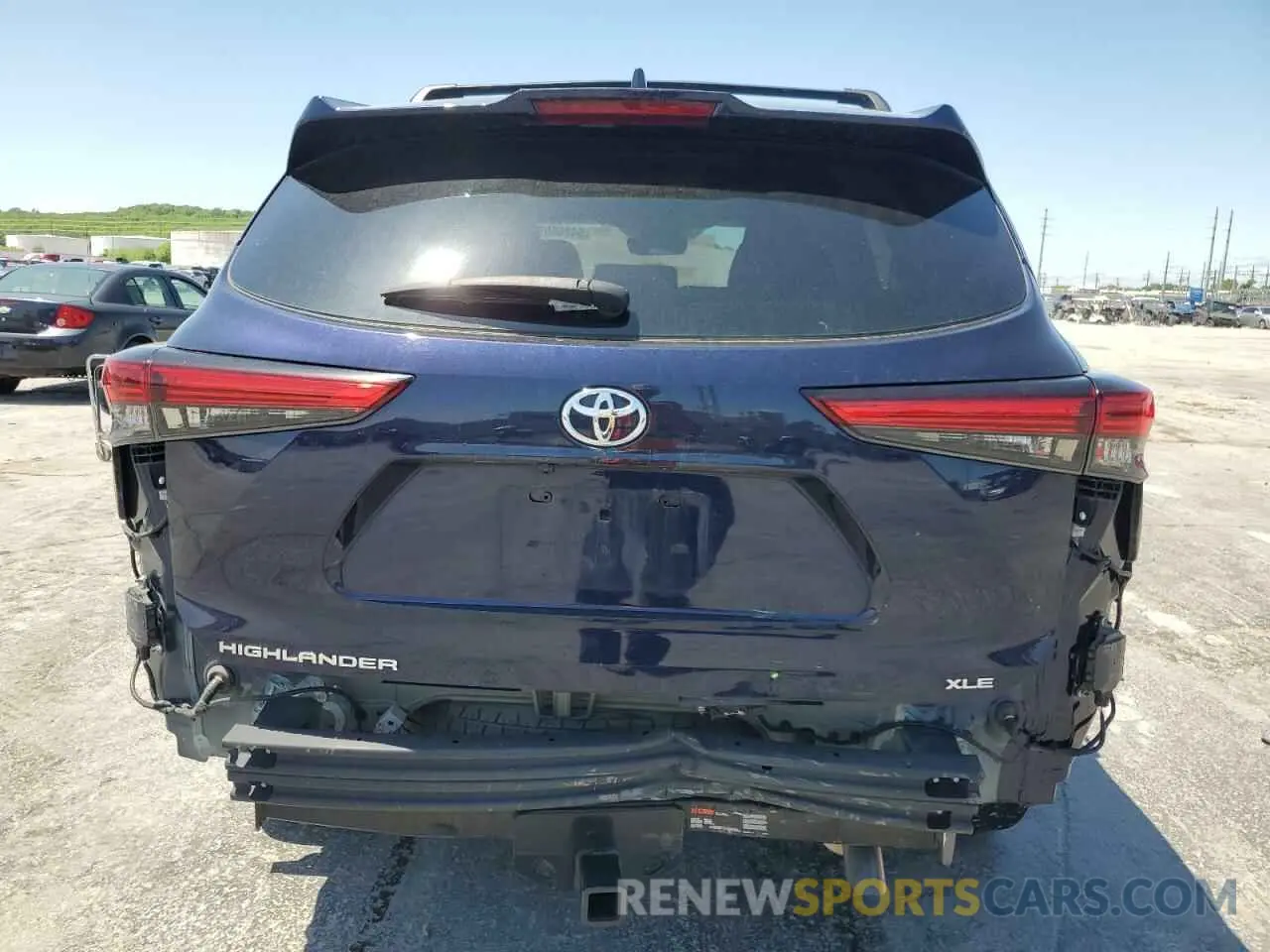 6 Photograph of a damaged car 5TDGZRAH0MS062868 TOYOTA HIGHLANDER 2021