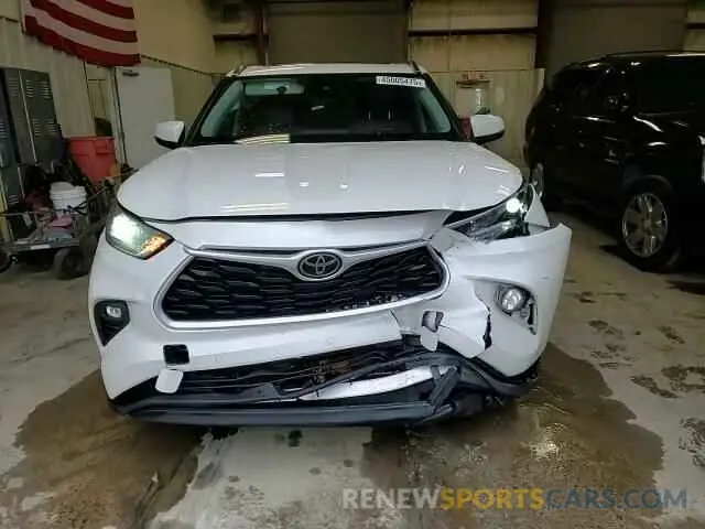 11 Photograph of a damaged car 5TDGZRAH1MS526038 TOYOTA HIGHLANDER 2021