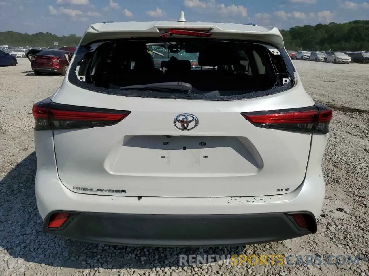 6 Фотография поврежденного автомобиля 5TDGZRAH2MS526288 TOYOTA HIGHLANDER 2021