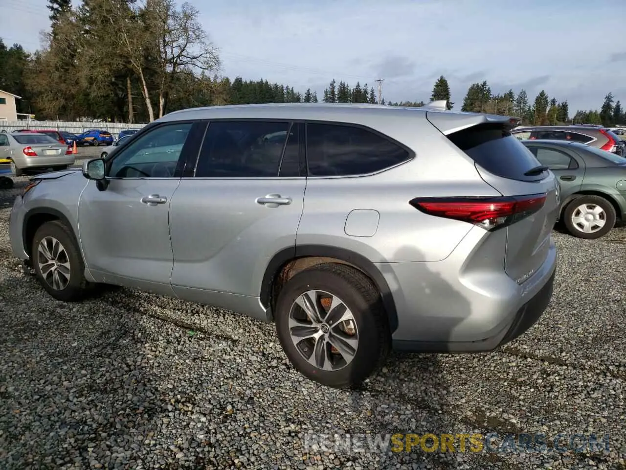2 Фотография поврежденного автомобиля 5TDGZRAH3MS041321 TOYOTA HIGHLANDER 2021