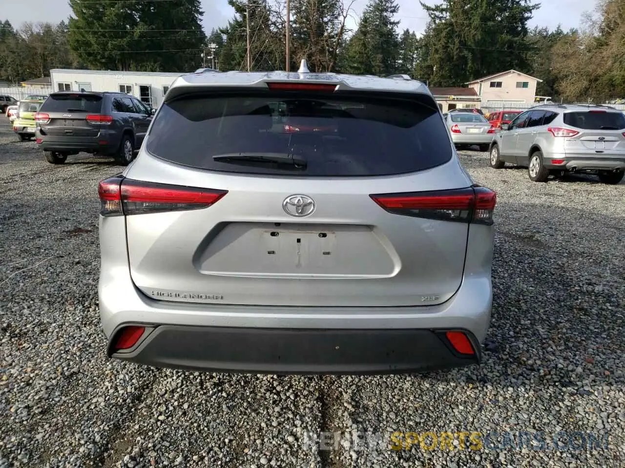 6 Фотография поврежденного автомобиля 5TDGZRAH3MS041321 TOYOTA HIGHLANDER 2021