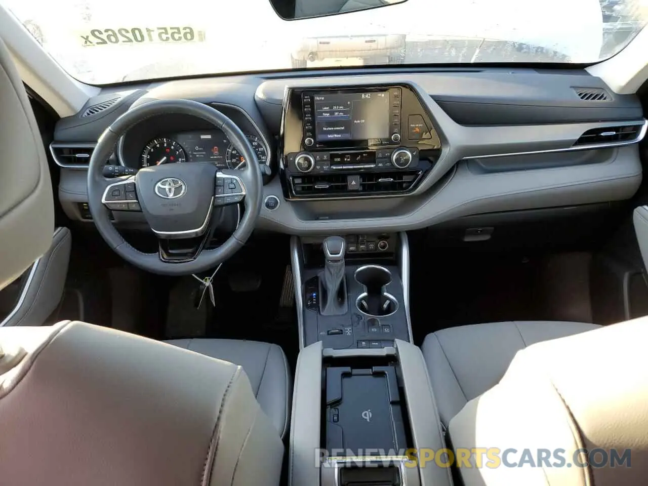8 Фотография поврежденного автомобиля 5TDGZRAH3MS044266 TOYOTA HIGHLANDER 2021