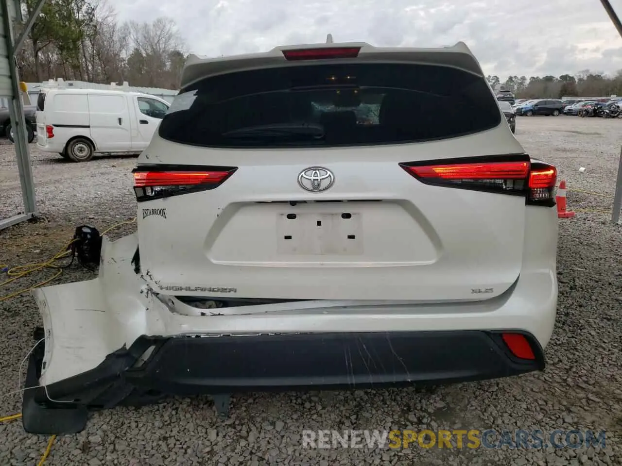 6 Photograph of a damaged car 5TDGZRAH3MS068325 TOYOTA HIGHLANDER 2021