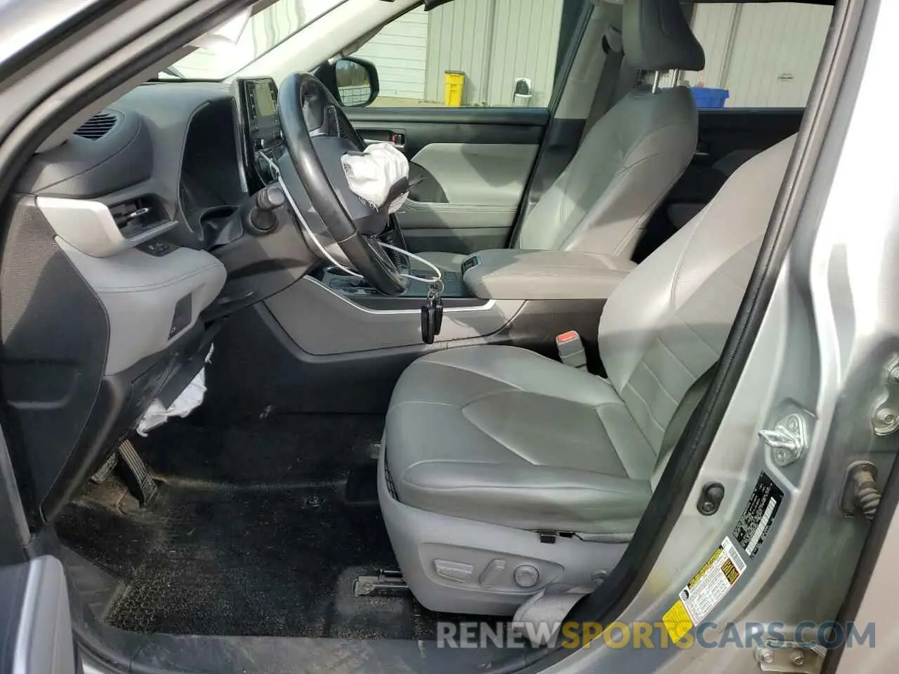 7 Фотография поврежденного автомобиля 5TDGZRAH4MS035253 TOYOTA HIGHLANDER 2021