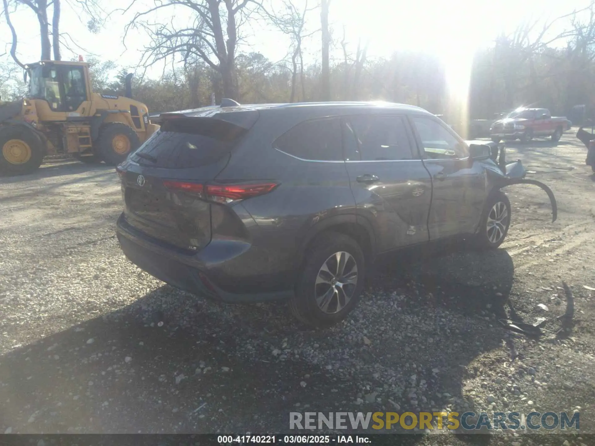 4 Фотография поврежденного автомобиля 5TDGZRAH4MS063067 TOYOTA HIGHLANDER 2021