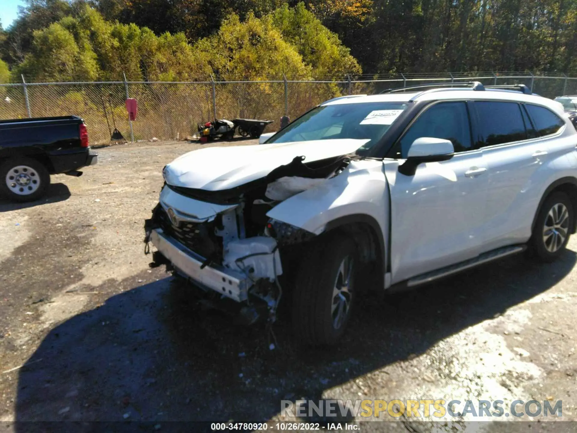 2 Фотография поврежденного автомобиля 5TDGZRAH5MS078774 TOYOTA HIGHLANDER 2021