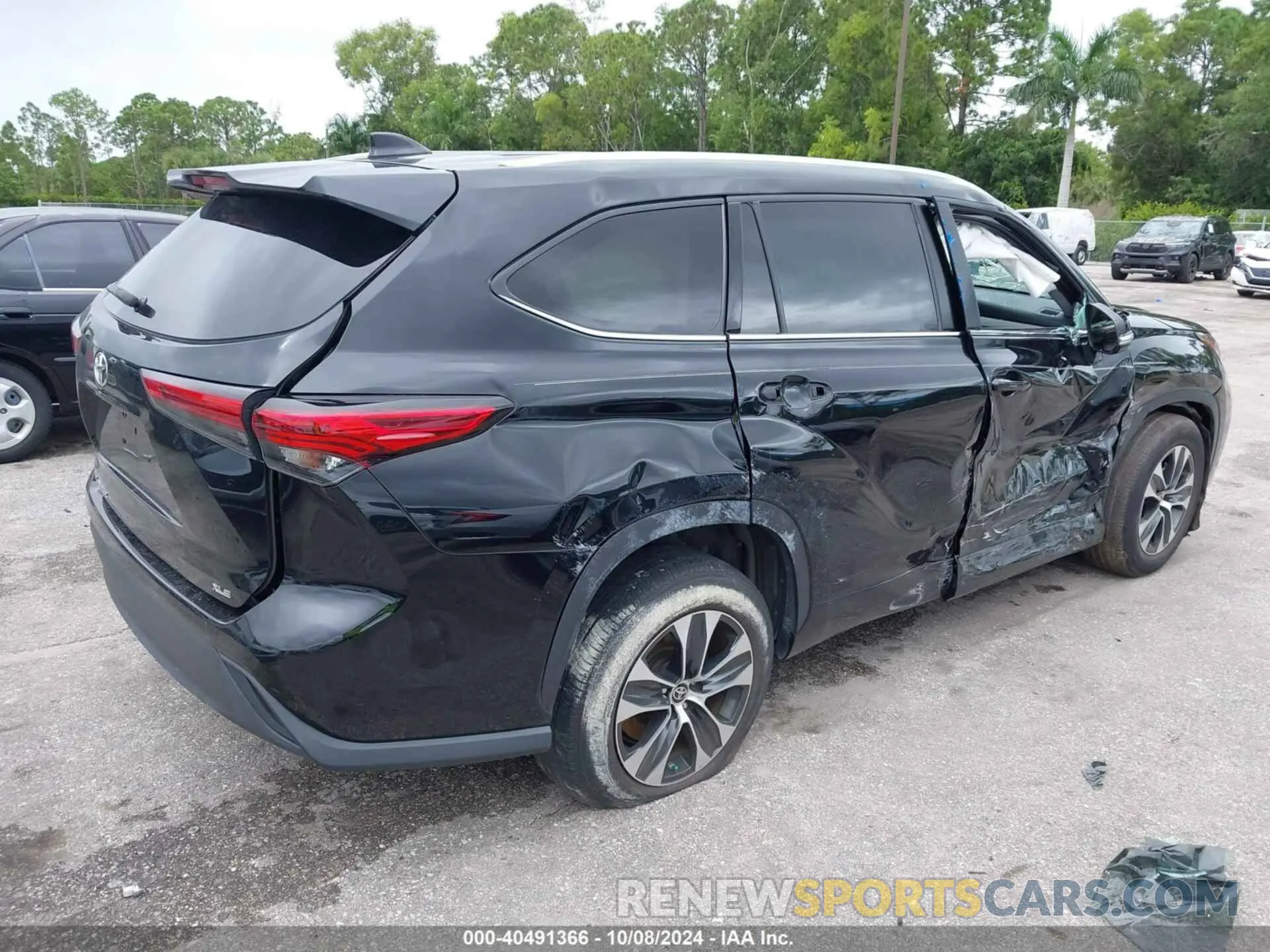 4 Фотография поврежденного автомобиля 5TDGZRAH6MS060462 TOYOTA HIGHLANDER 2021