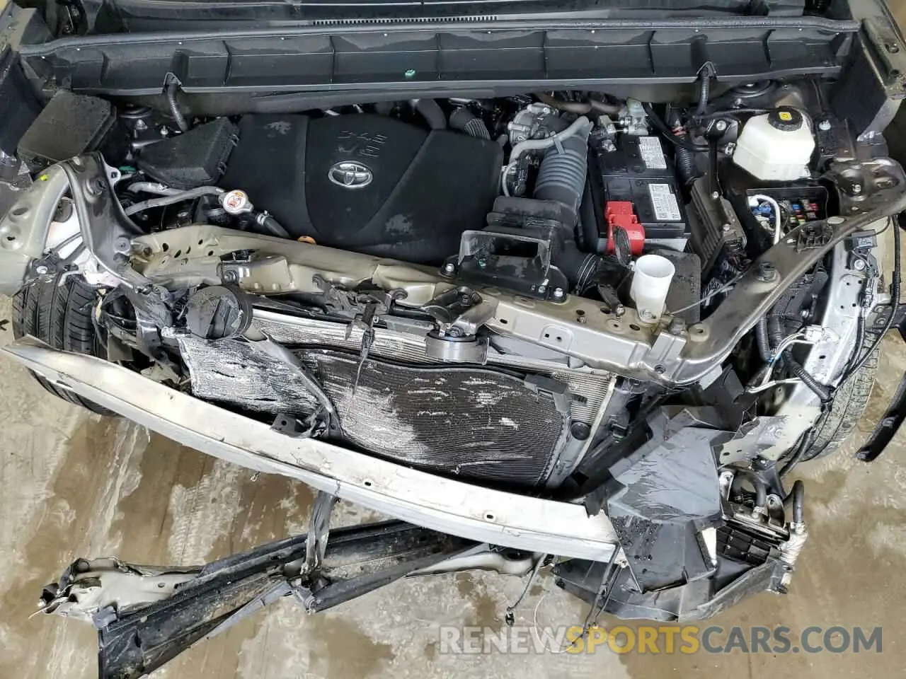 12 Фотография поврежденного автомобиля 5TDGZRAH6MS519330 TOYOTA HIGHLANDER 2021