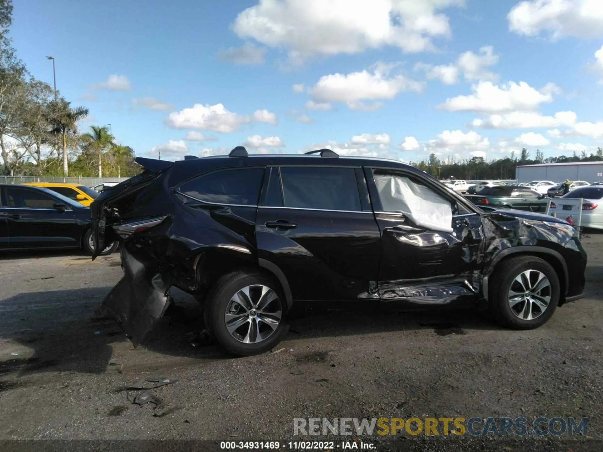 6 Фотография поврежденного автомобиля 5TDGZRAH7MS086925 TOYOTA HIGHLANDER 2021