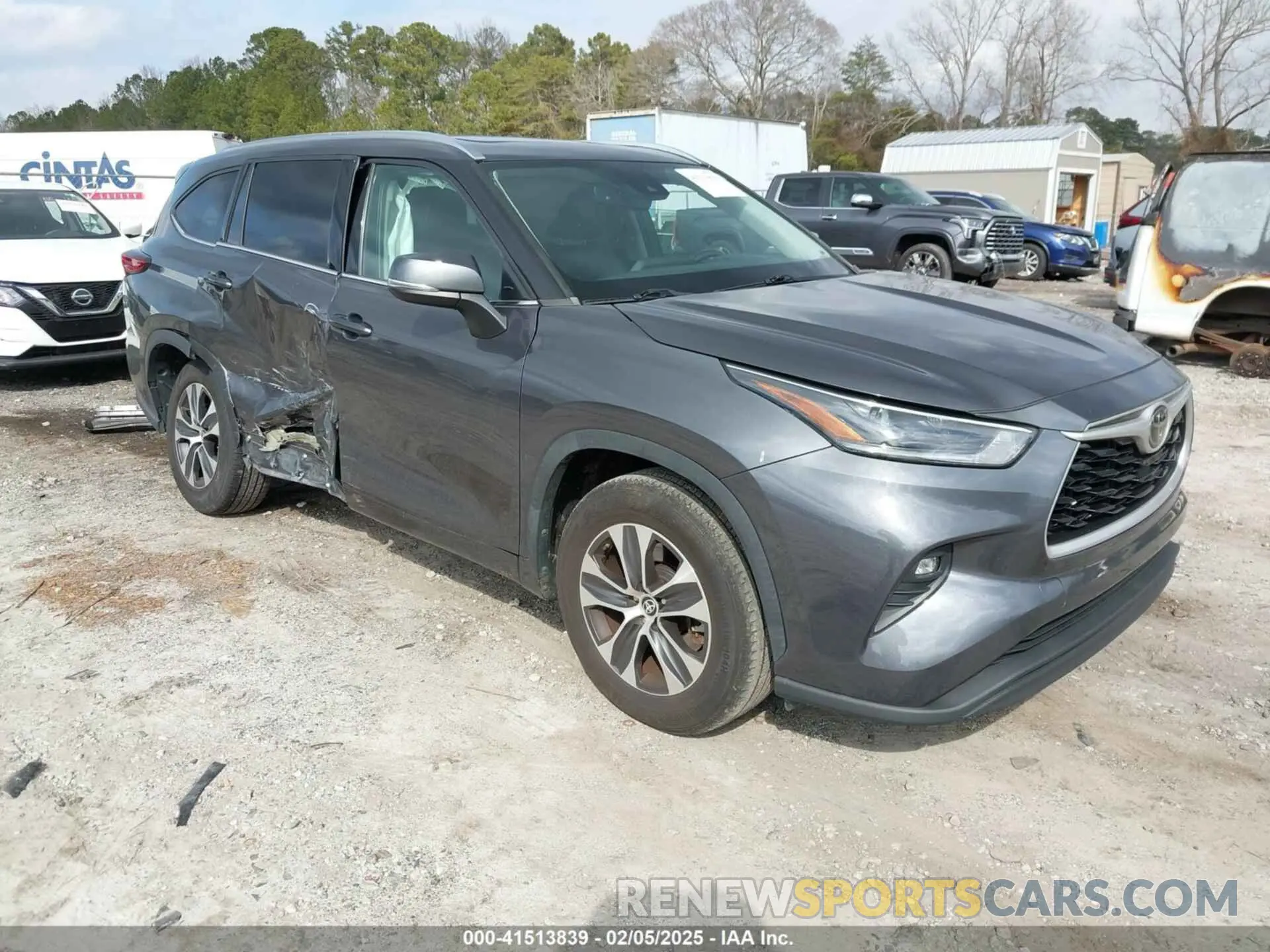 1 Фотография поврежденного автомобиля 5TDGZRAH7MS516632 TOYOTA HIGHLANDER 2021