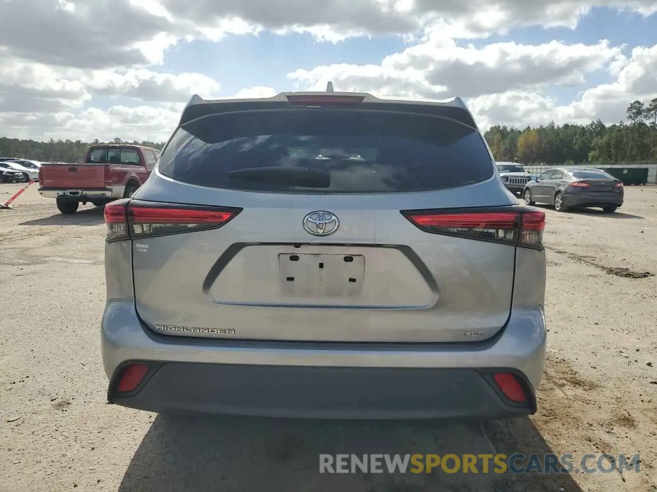 6 Photograph of a damaged car 5TDGZRAH8MS034980 TOYOTA HIGHLANDER 2021