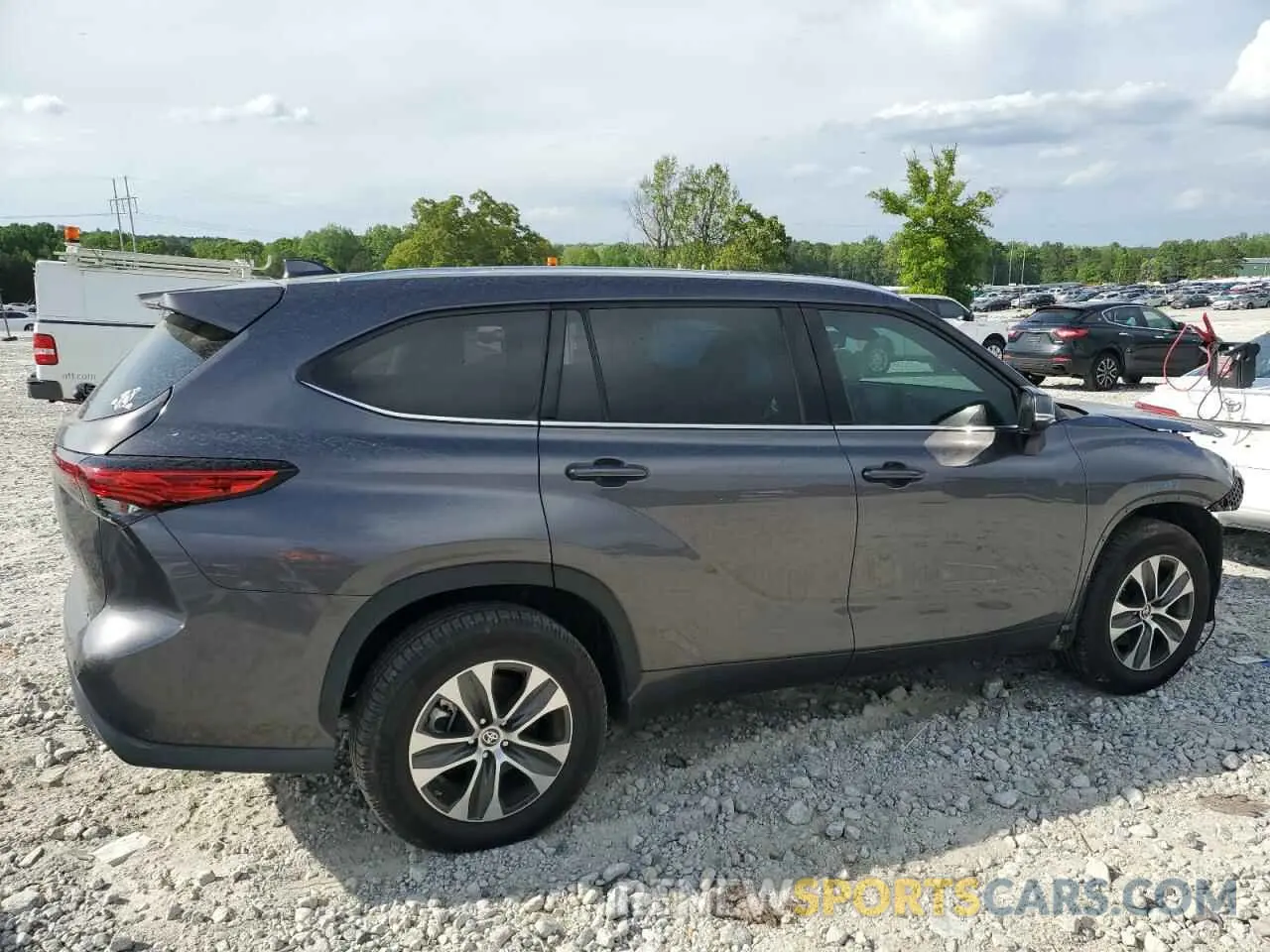 3 Фотография поврежденного автомобиля 5TDGZRAH9MS056034 TOYOTA HIGHLANDER 2021