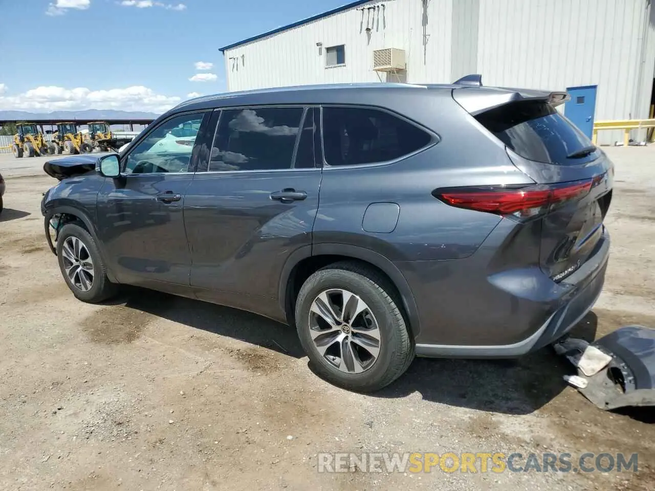 2 Фотография поврежденного автомобиля 5TDGZRAH9MS515417 TOYOTA HIGHLANDER 2021