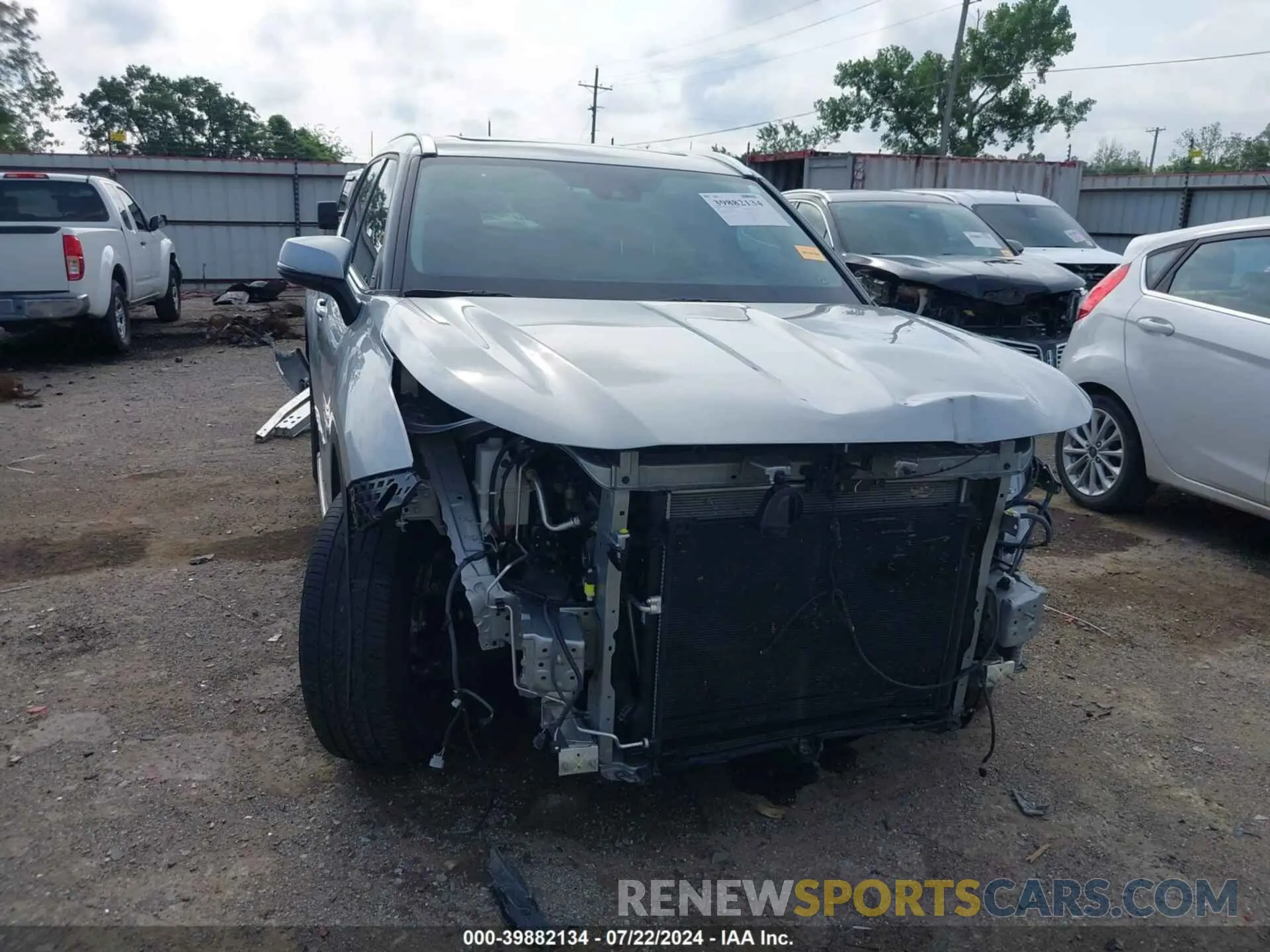 6 Photograph of a damaged car 5TDGZRAHXMS034740 TOYOTA HIGHLANDER 2021